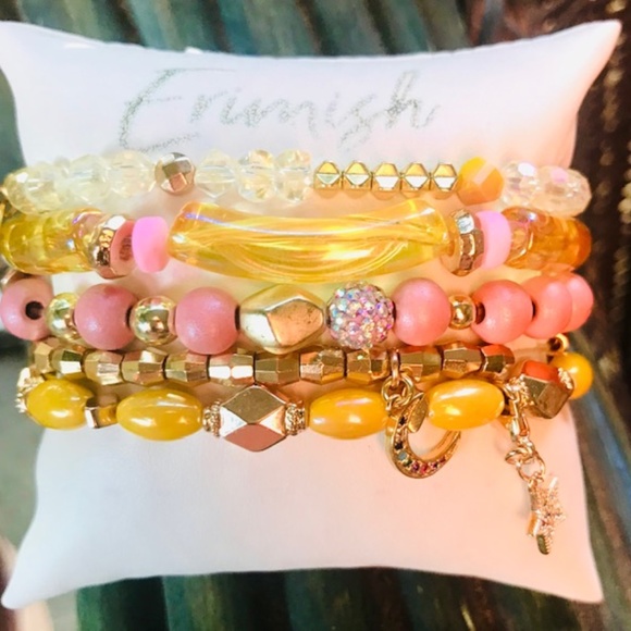 ERIMISH BRACELETS ⭐️New SUMMER ARRIVAL SUNNY GALAXY CHARM SPECIALTY STACK ⭐️ NWT - Picture 11 of 13